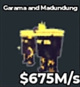 BS13972 Garama and Madundung Eclipse 675M/s