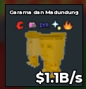 BS13982 Garama and Madundung Gold Ye Traits Gold 1.1B/s
