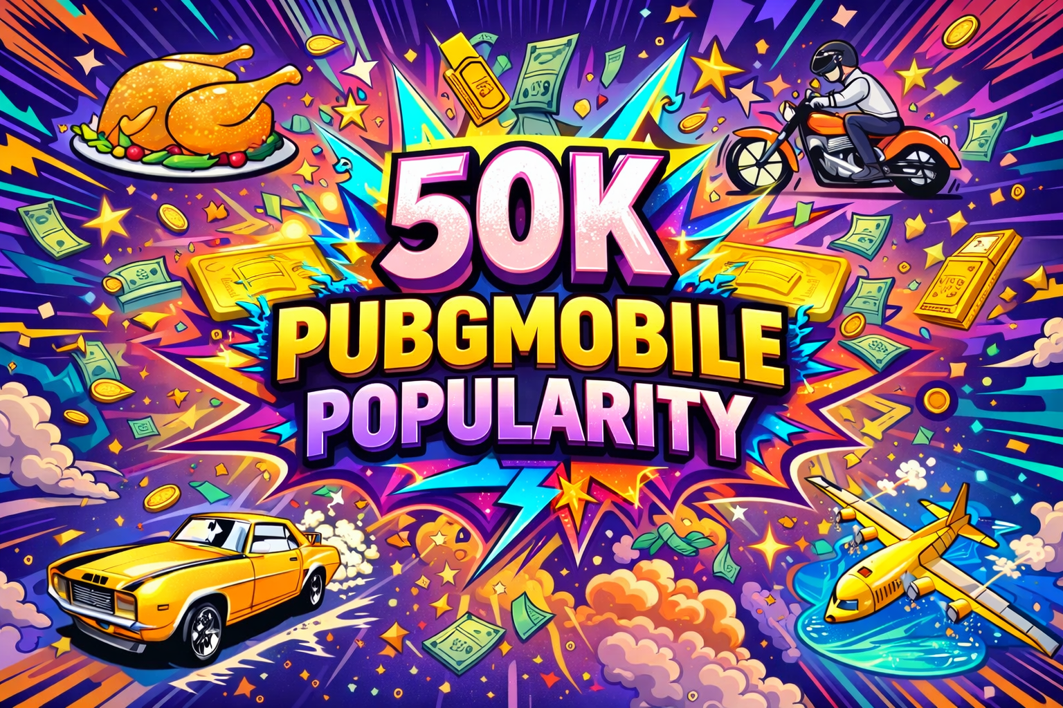 ⭐ 50K Mixed Popularity Pack ⭐