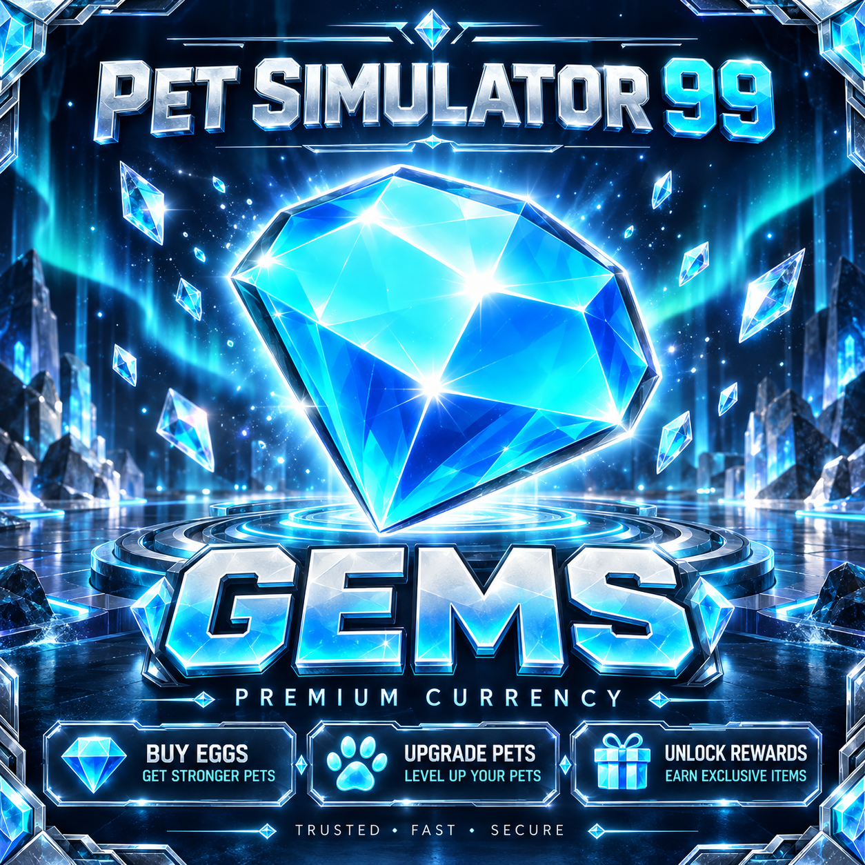 500M Gems 💎 | Pet Simulator 99 ✅