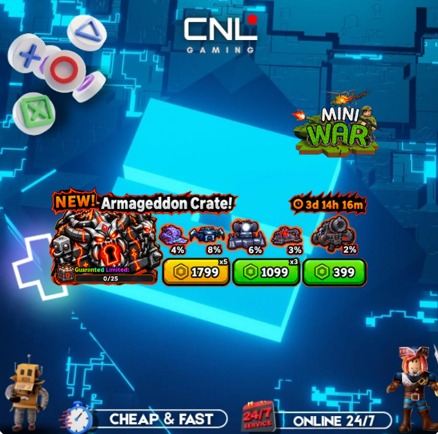 Mini War - x5 Armageddon Crate! [1799R]
