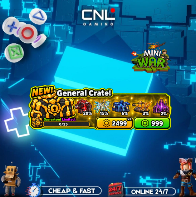 Mini War - x3 General Crate! [2499R]
