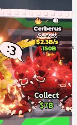 Cerberus 2.3B/s🎃 { 3 TRAITS}.