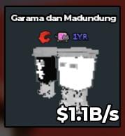 BS14089 Garama and Madundung With 1 Year Trait Yin Yang 1.1B/s