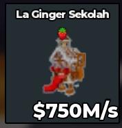 BS14112 La Ginger Sekolah Strawberry OG Traits 750M/s