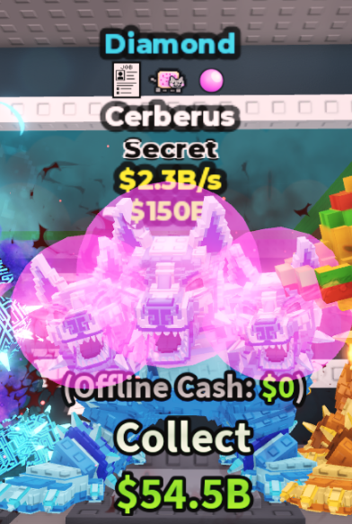 DIAMOND CERBEURS 2.3B/S (JOB + 2 TRAITS) – STEAL A BRAINROT – FAST DELIVERY & TRUSTED #J3WF7Q