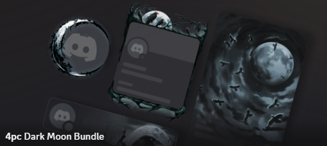 Dark Moon Bundle ( Avatar + Nameplate + Profile Effect + Profile Frame )🔥Cheap Decoration $22.99