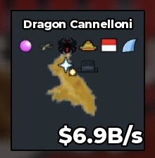 BS14173 Dragon Cannelloni Gold 6.9B/s