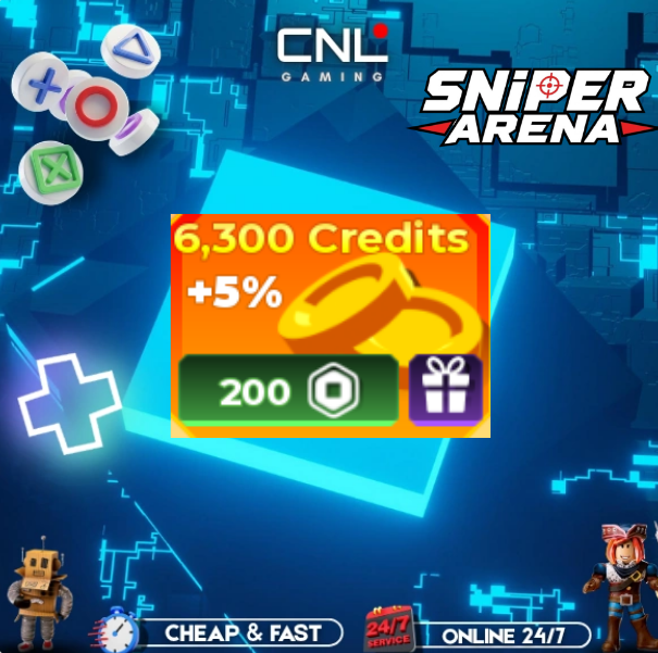 Sniper Arena - 6300 Credits [200R]