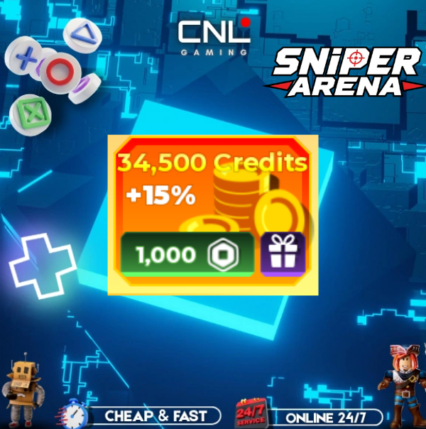 Sniper Arena - 34500 Credits [1000R]
