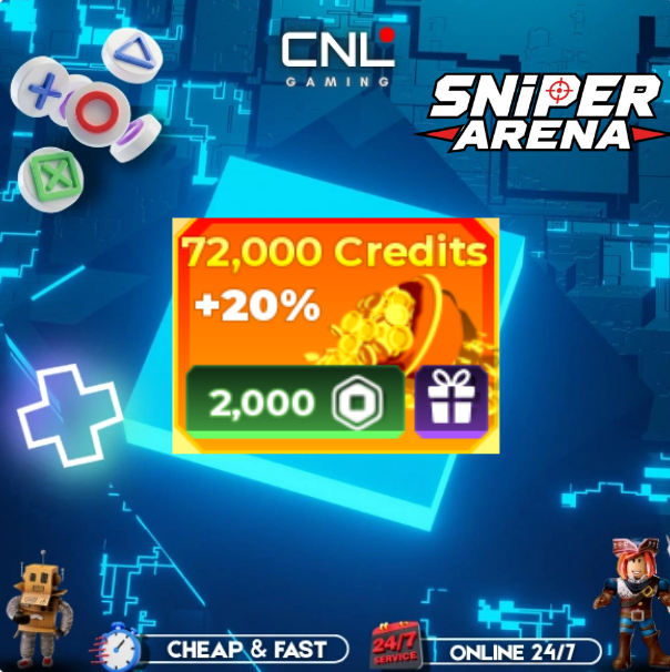 Sniper Arena - 72000 Credits [2000R]