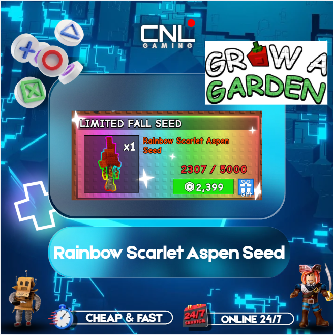 Grow a Garden - Rainbow Scarlet Aspen Seed [2399R]