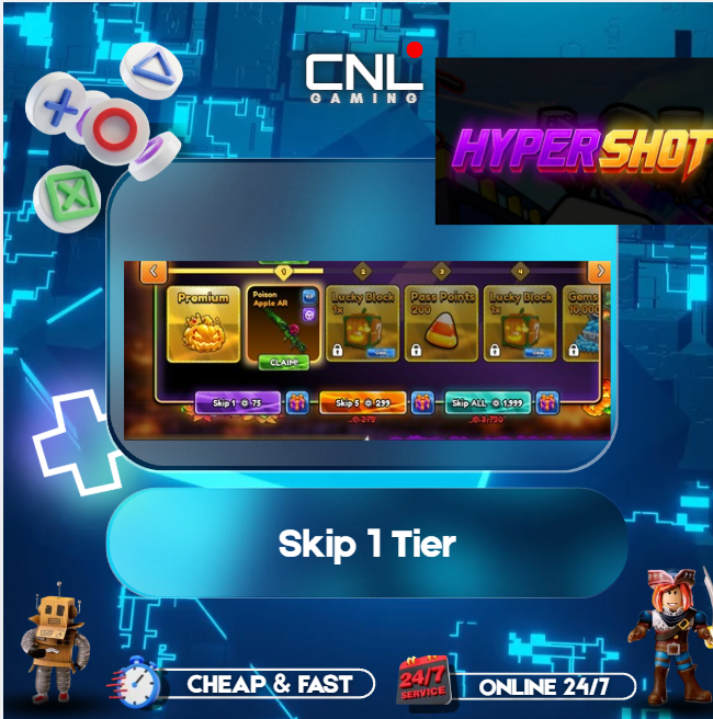 Hypershot - Skip 1 Tier [75R]