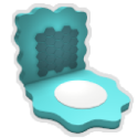 Wavy Cyan Hive🩵