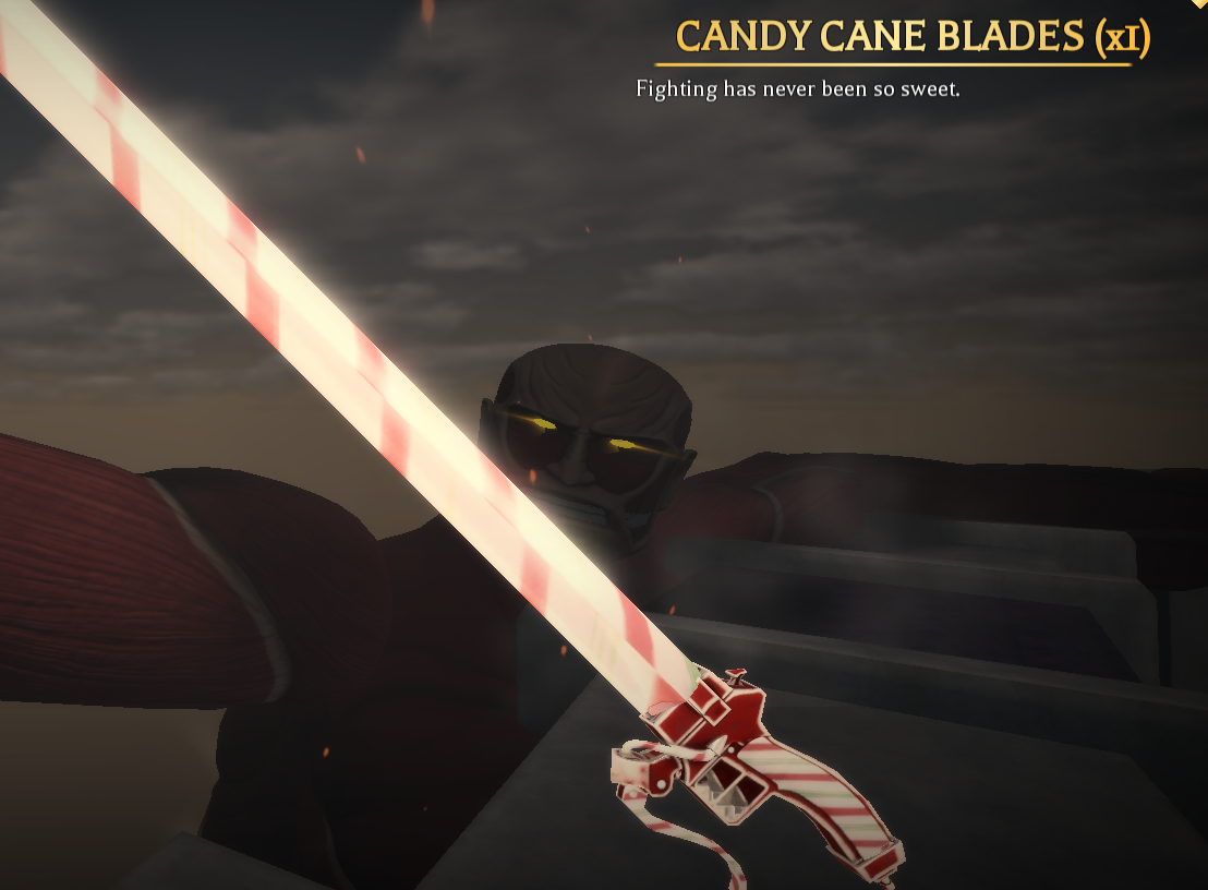 🎮 AOTR — ATTACK ON TITAN REVOLUTION

📦 PRODUCT: Candy Cane Blade