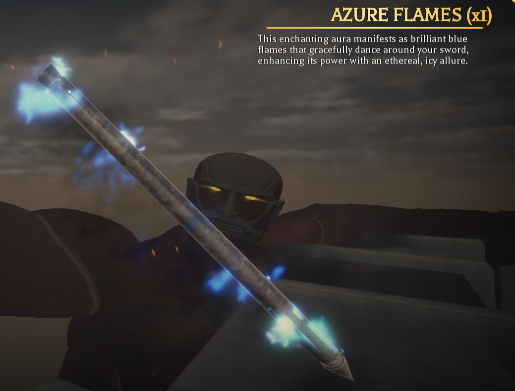 🎮 AOTR — ATTACK ON TITAN REVOLUTION

📦 PRODUCT: Azure Flames Aura