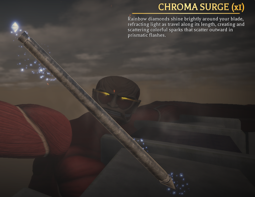 🎮 AOTR — ATTACK ON TITAN REVOLUTION

📦 PRODUCT: Chroma Surge Aura