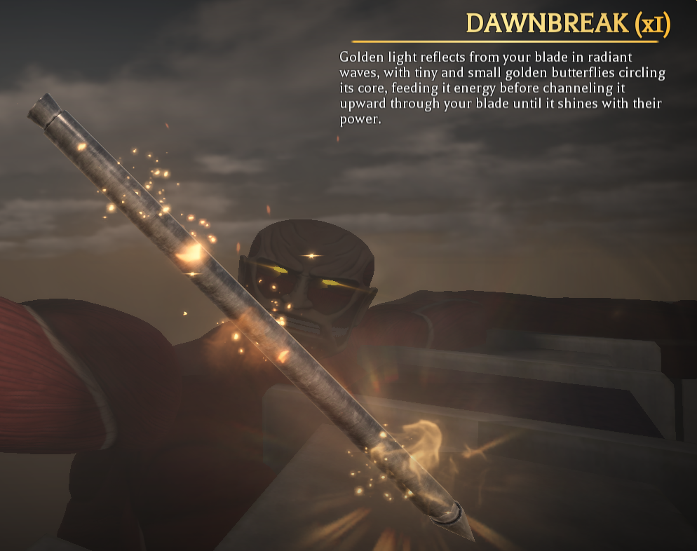 🎮 AOTR — ATTACK ON TITAN REVOLUTION

📦 PRODUCT: Dawnbreak Aura
