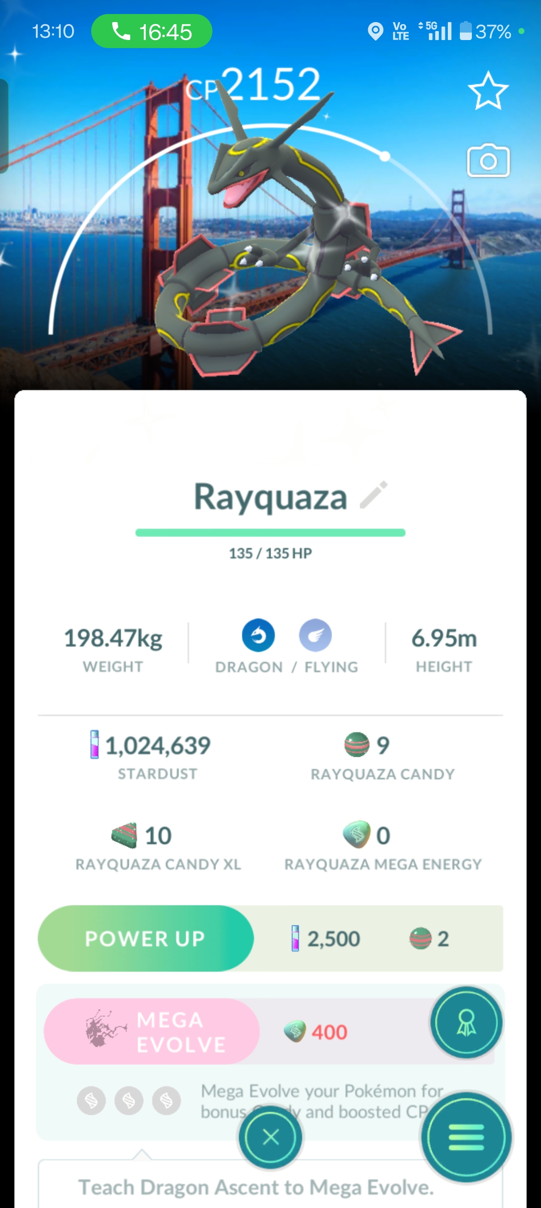 ✨🔥 Shiny BG Rayquaza ⭐ Random CP 💜 | Pokémon GO | 1M Stardust Trade 🔄🎮