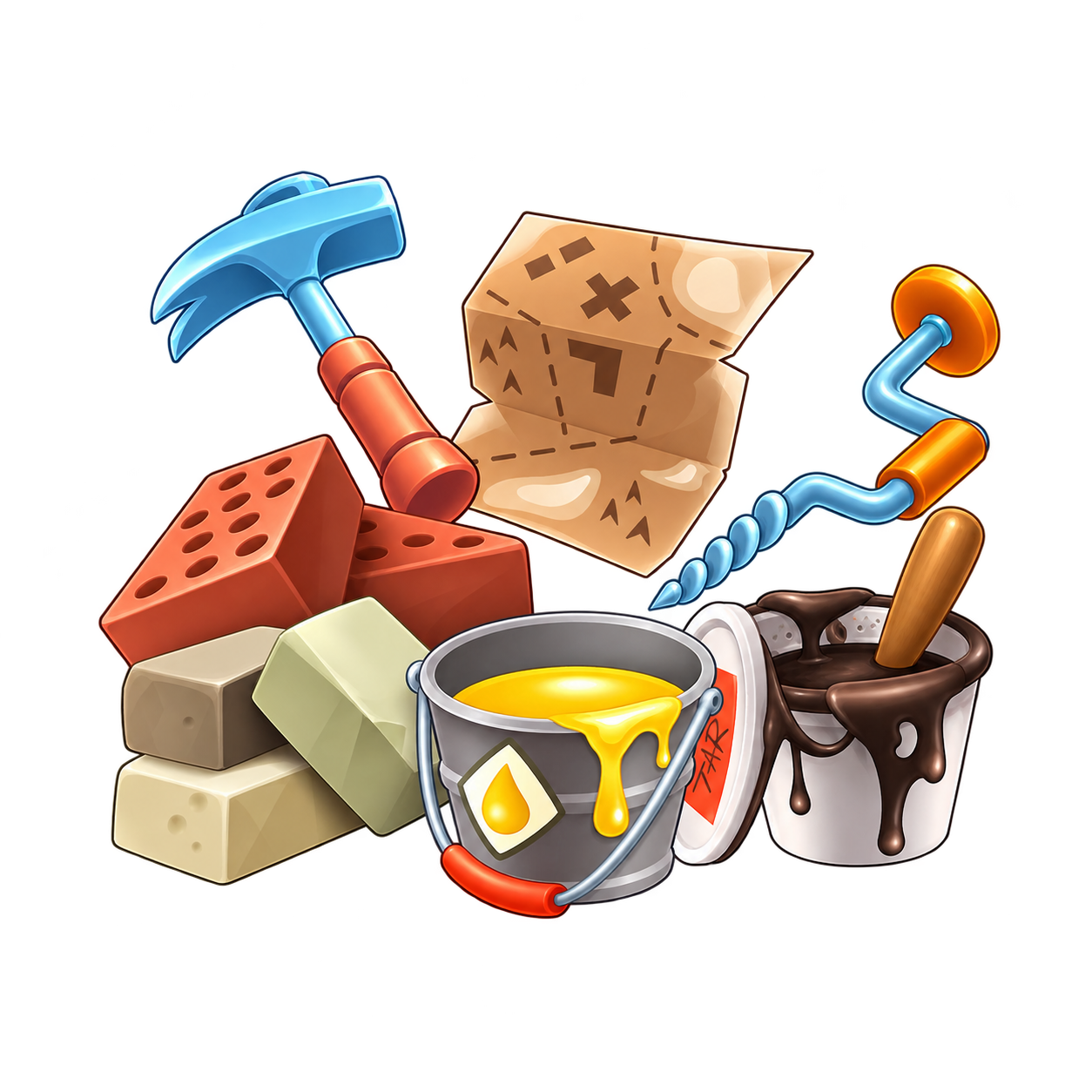 89x Town Materials Of Your Choice