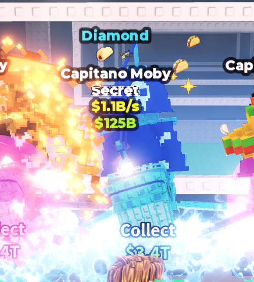DIAMOND Capitano Moby 💵 1.1B/s 💵 Taco + Explosive Traits ⭐ YOU GET THE ONE IN PICTURE ✅ 500+ Orders ✅ TOP SELLER ✅ GamerTagz