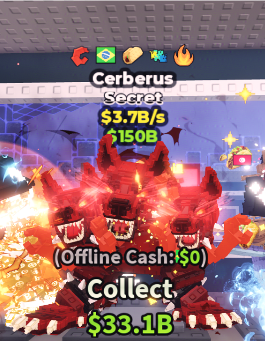 CERBERUS 3.7B/S (BRAZIL + 4 TRAITS) – STEAL A BRAINROT – FAST DELIVERY & TRUSTED #Q2VL8C