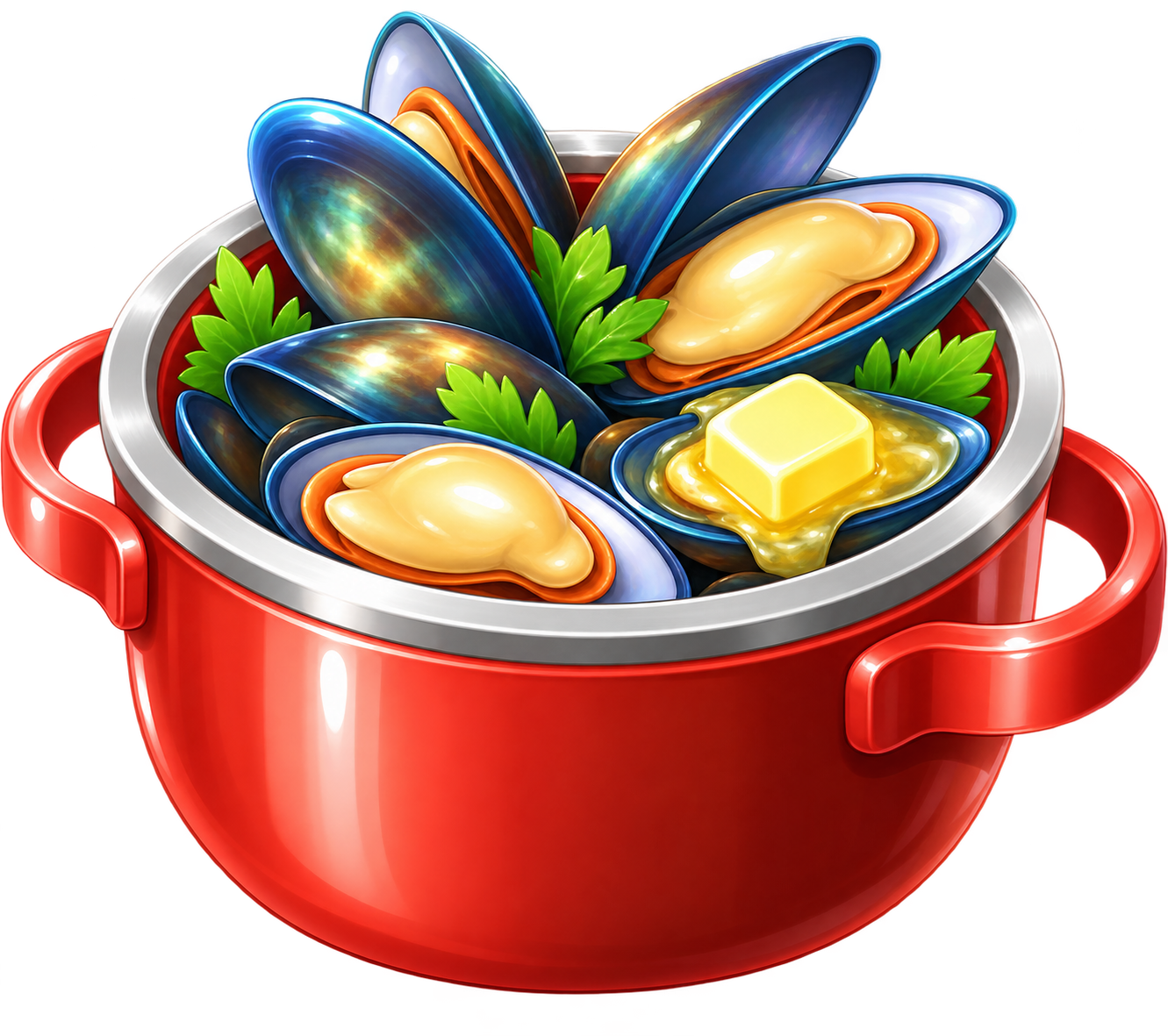 100x Steamed Mussels