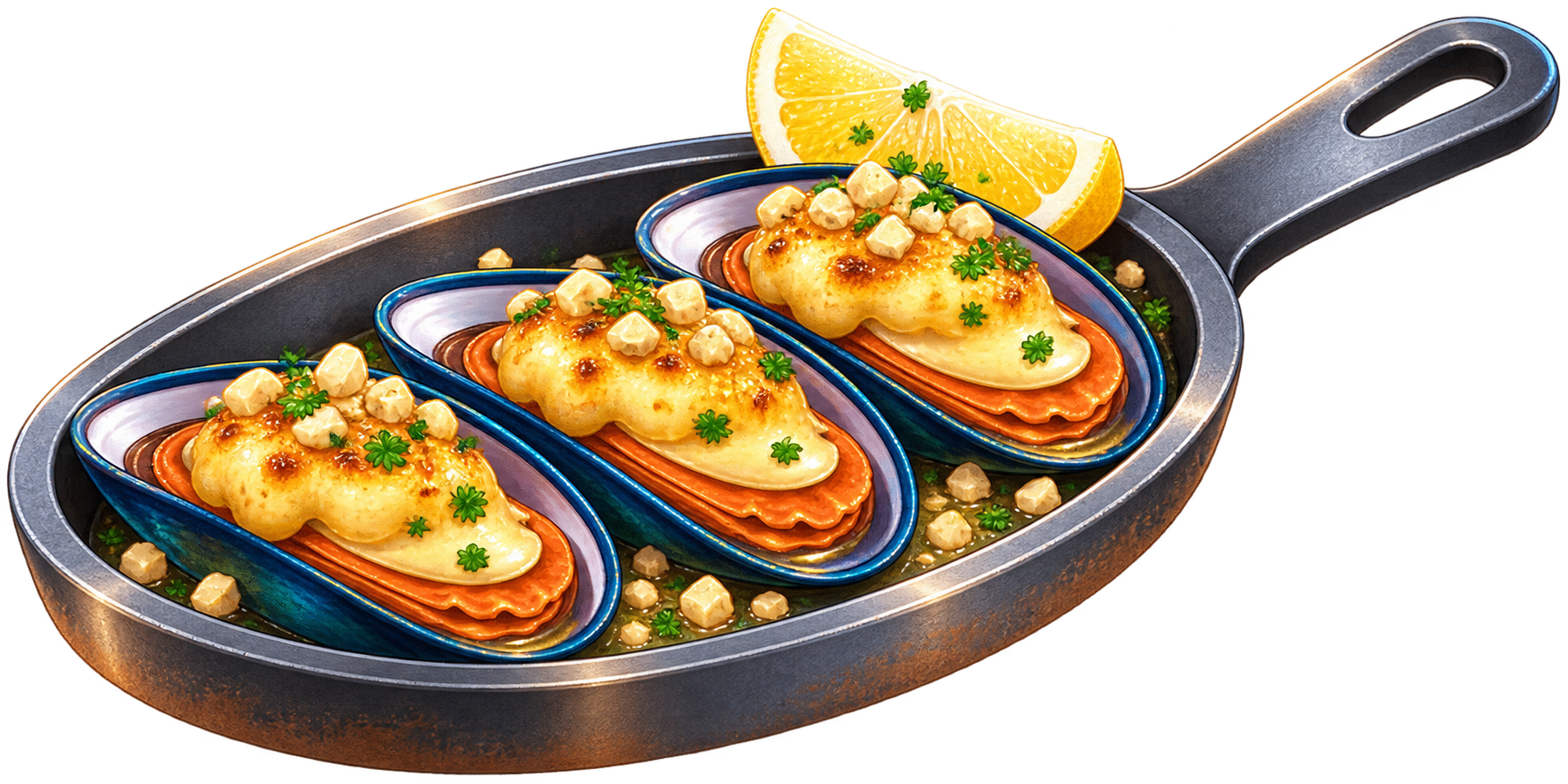 500x Grilled Mussels
