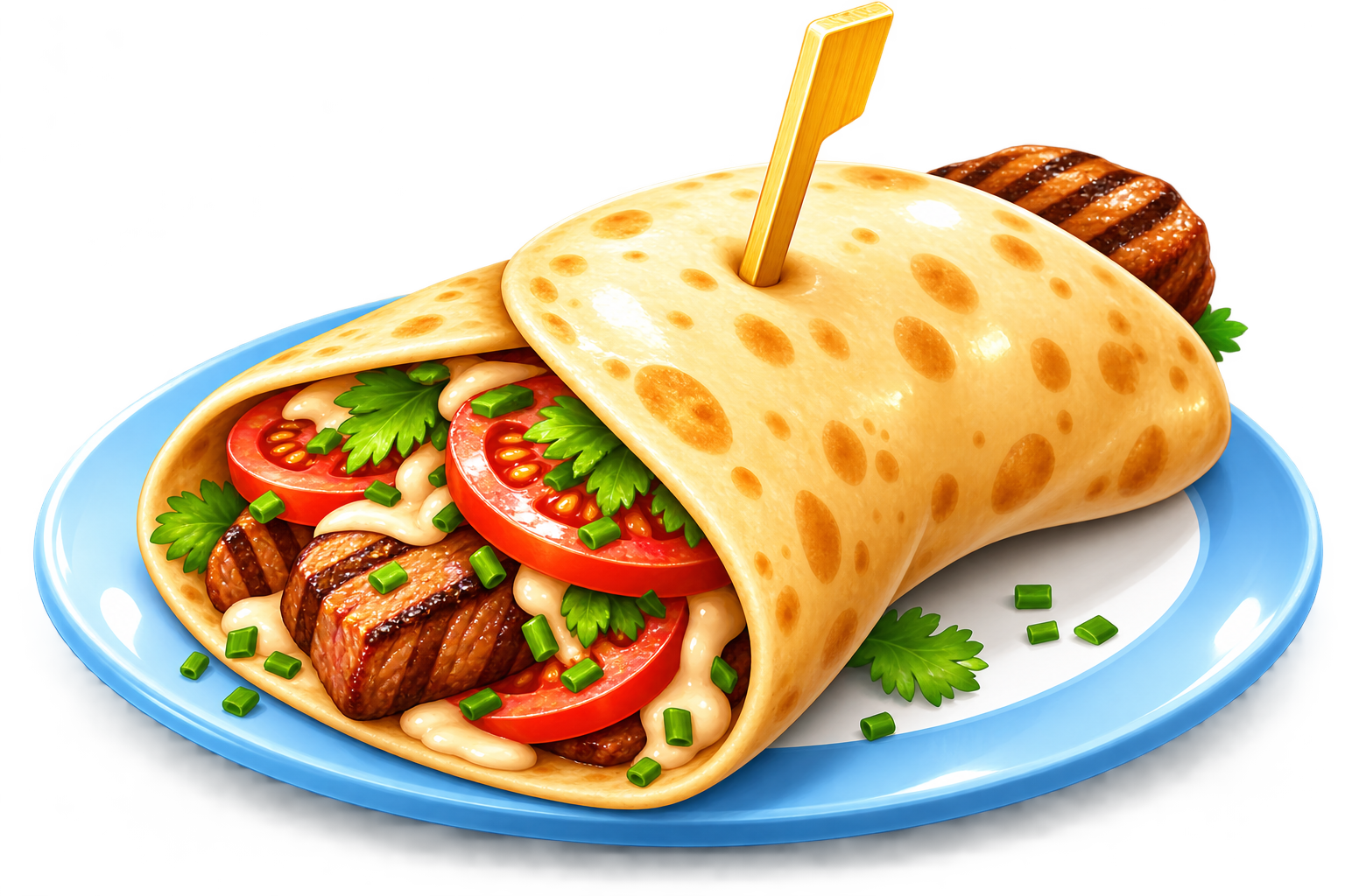 500x Lamb Döner Wrap