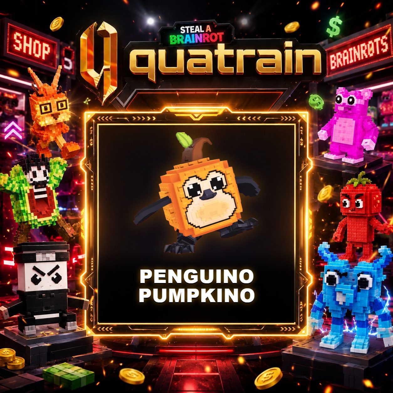 🎃👻 Penguino Pumpkino 👻🎃 Epic | FOR HAUNTED BASE ⚡