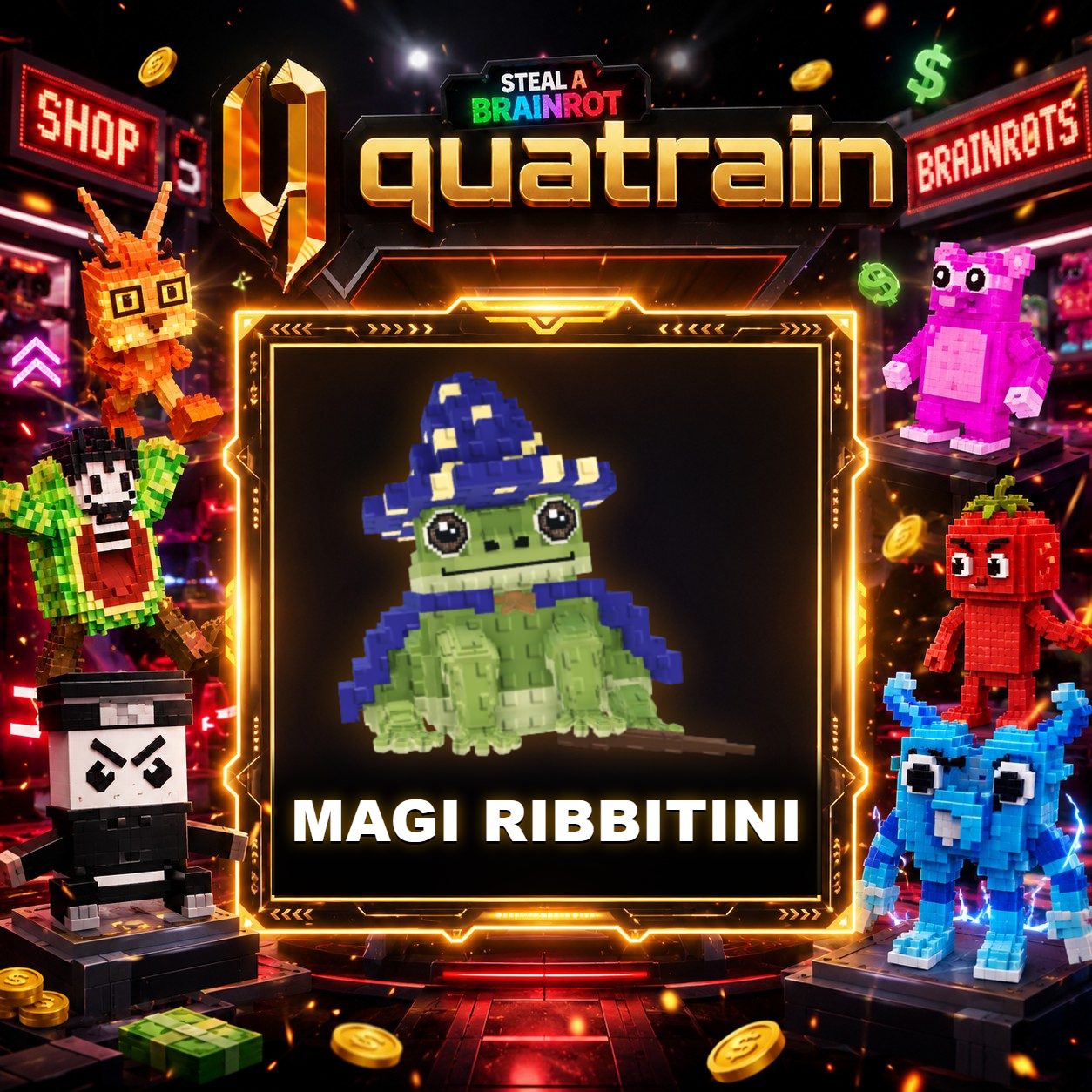 🎃👻 Magi Ribbitini 👻🎃 Mythic | FOR HAUNTED BASE ⚡