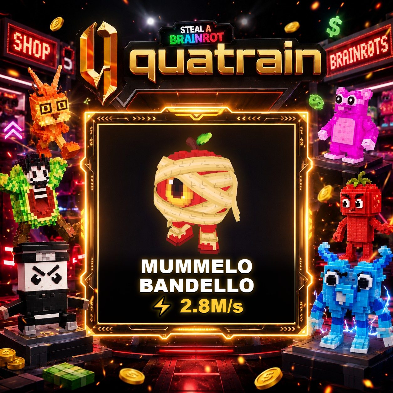 🎃👻 Mummelo Bandello 2.8M/s 👻🎃 Brainrot God | FOR HAUNTED BASE ⚡