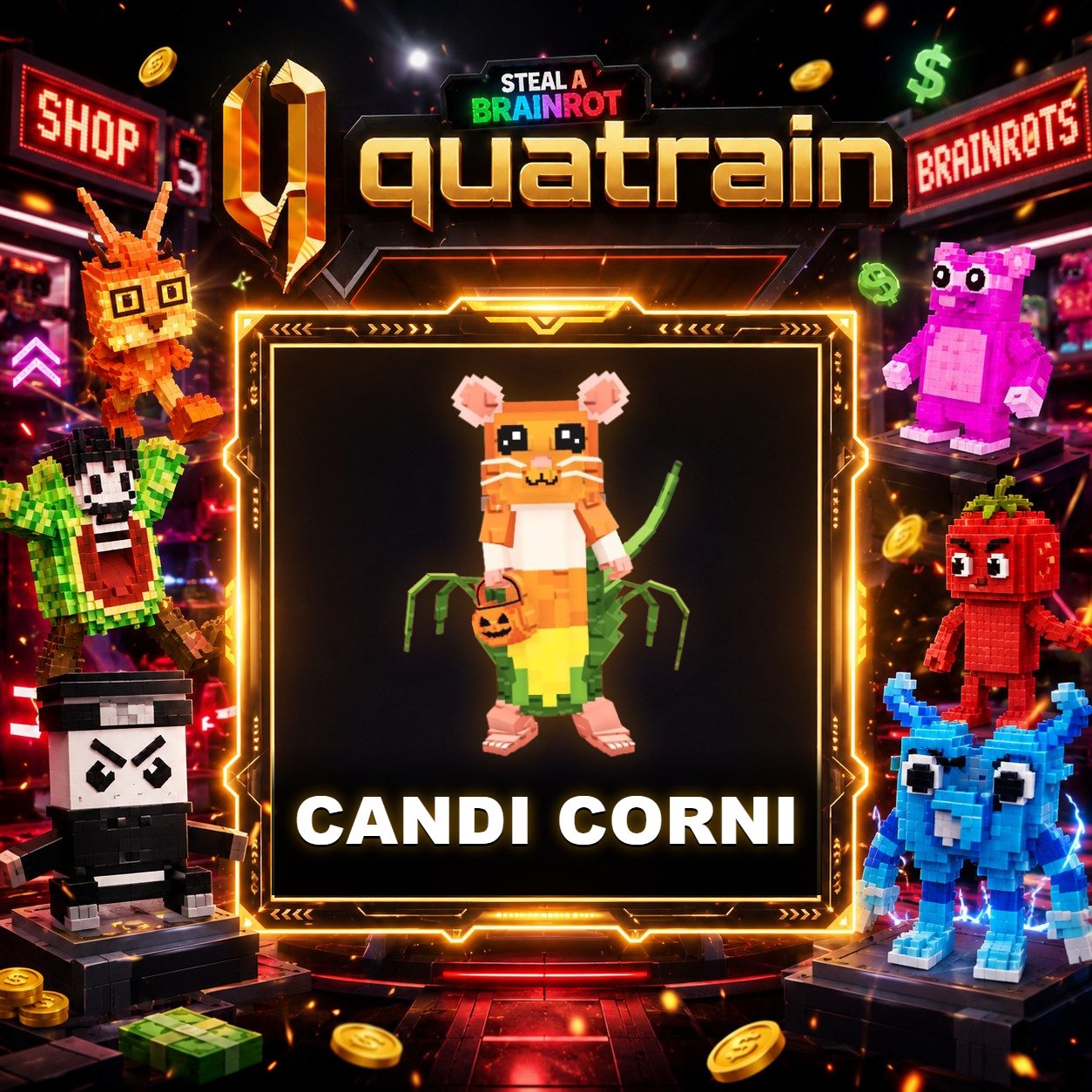 🎃👻 Candi Corni 👻🎃 Brainrot God | FOR HAUNTED BASE ⚡