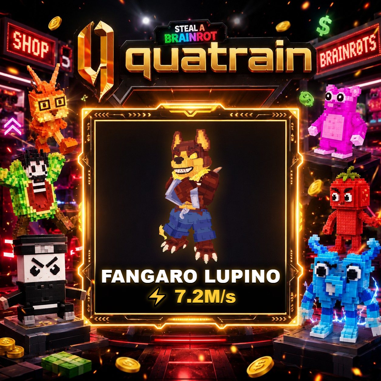 🐺🌙 Fangaro Lupino 7.2M/s 🌙🐺 Super Speedy | FOR HAUNTED BASE ⚡