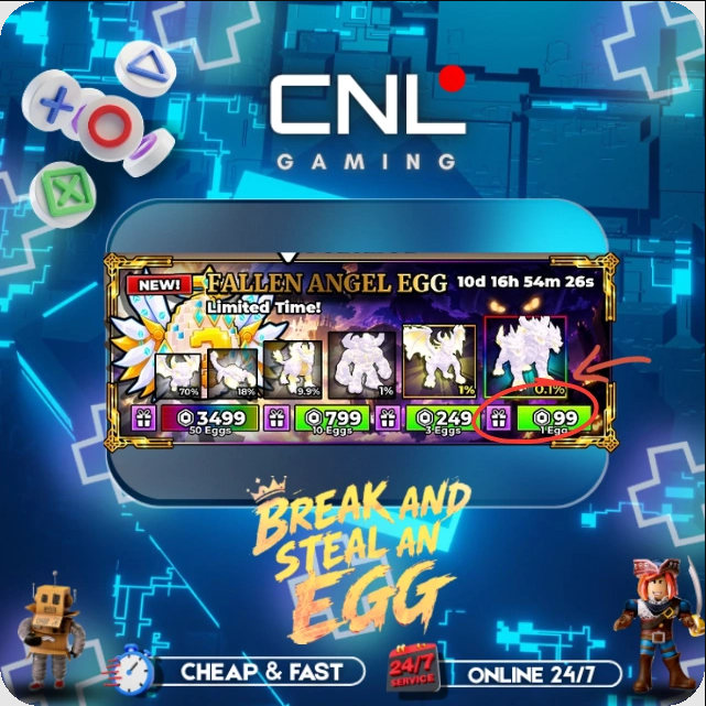 Break and Steal an Egg - 1x Fallen Angel Egg - [99R]
