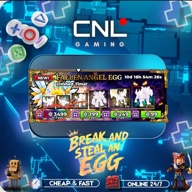 Break and Steal an Egg - 50x Fallen Angel Egg - [3499]