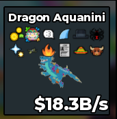 Dragon Aquanini COIN TRAIT 1/2 18.3B/s