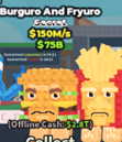 ✨ 150M/s ⭐ Burguro and Fryuro ⚡ FAST DELIVERY⚡