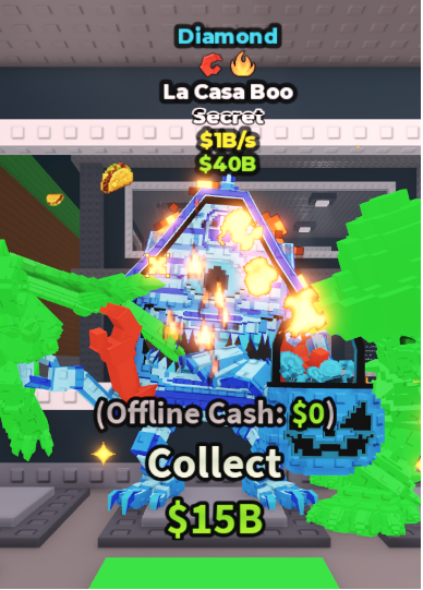 DIAMOND LA CASA BOO 1B/S (CRAB + FIRE) – STEAL A BRAINROT – FAST DELIVERY & TRUSTED #A3VK8M