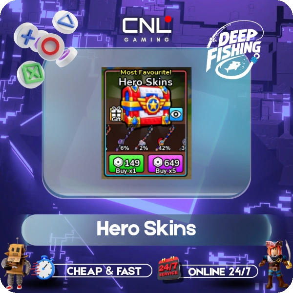 Deep Fishing - x1 Hero Skins [149R]