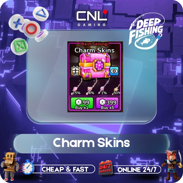 Deep Fishing - x1 Charm Skins [99R]