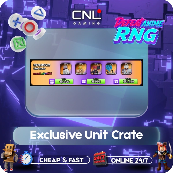 Defeat Anime RNG - x10 Exclusive Unit Crate [1499R]