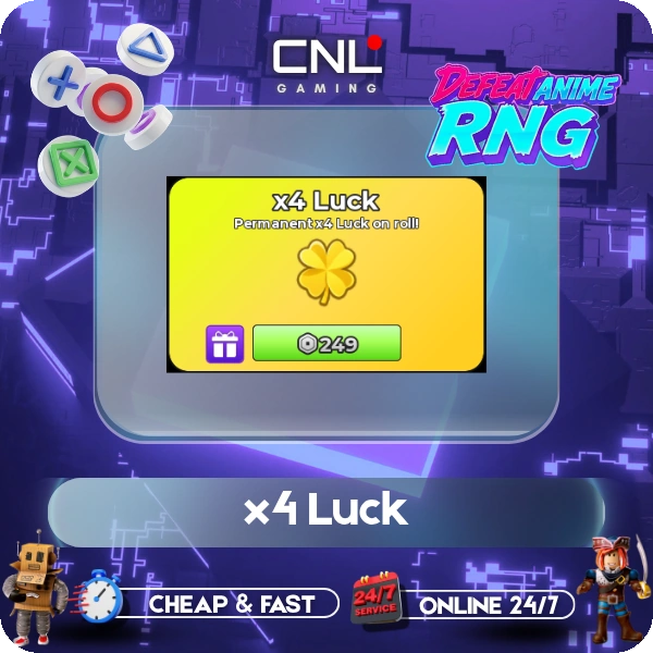 Defeat Anime RNG - x4 Luck [249R]