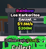 ✨ 7.5M/s Rainbow Los Karkeritos ⚡ FAST DELIVERY⚡