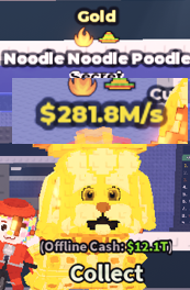 ✨281.8M/s Gold Noodle Noodle Poodle ⚡FAST DELIVERY ⚡