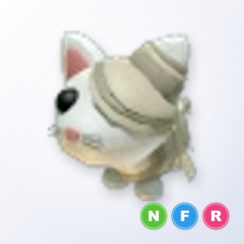 Halloween White Mummy Cat NFR | Adopt Me