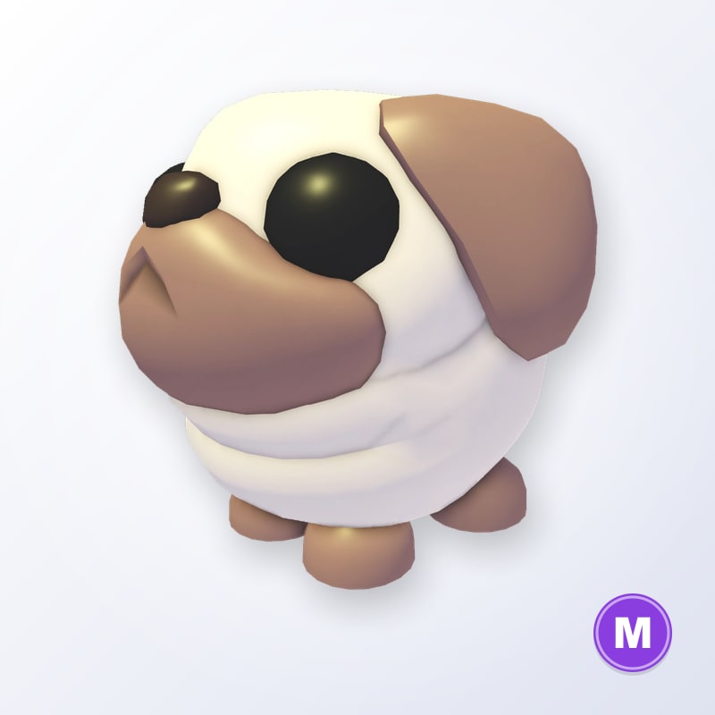 Snowball Pug M | Adopt Me