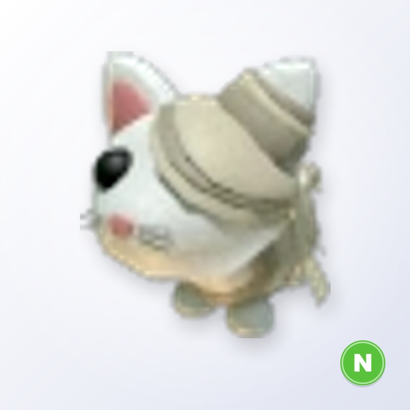 Halloween White Mummy Cat N | Adopt Me