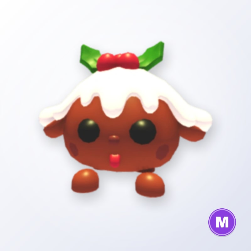 Christmas Pudding Pup M | Adopt Me