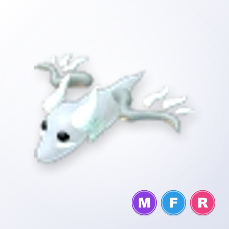 Halloween White Ghost Dragon MFR | Adopt Me